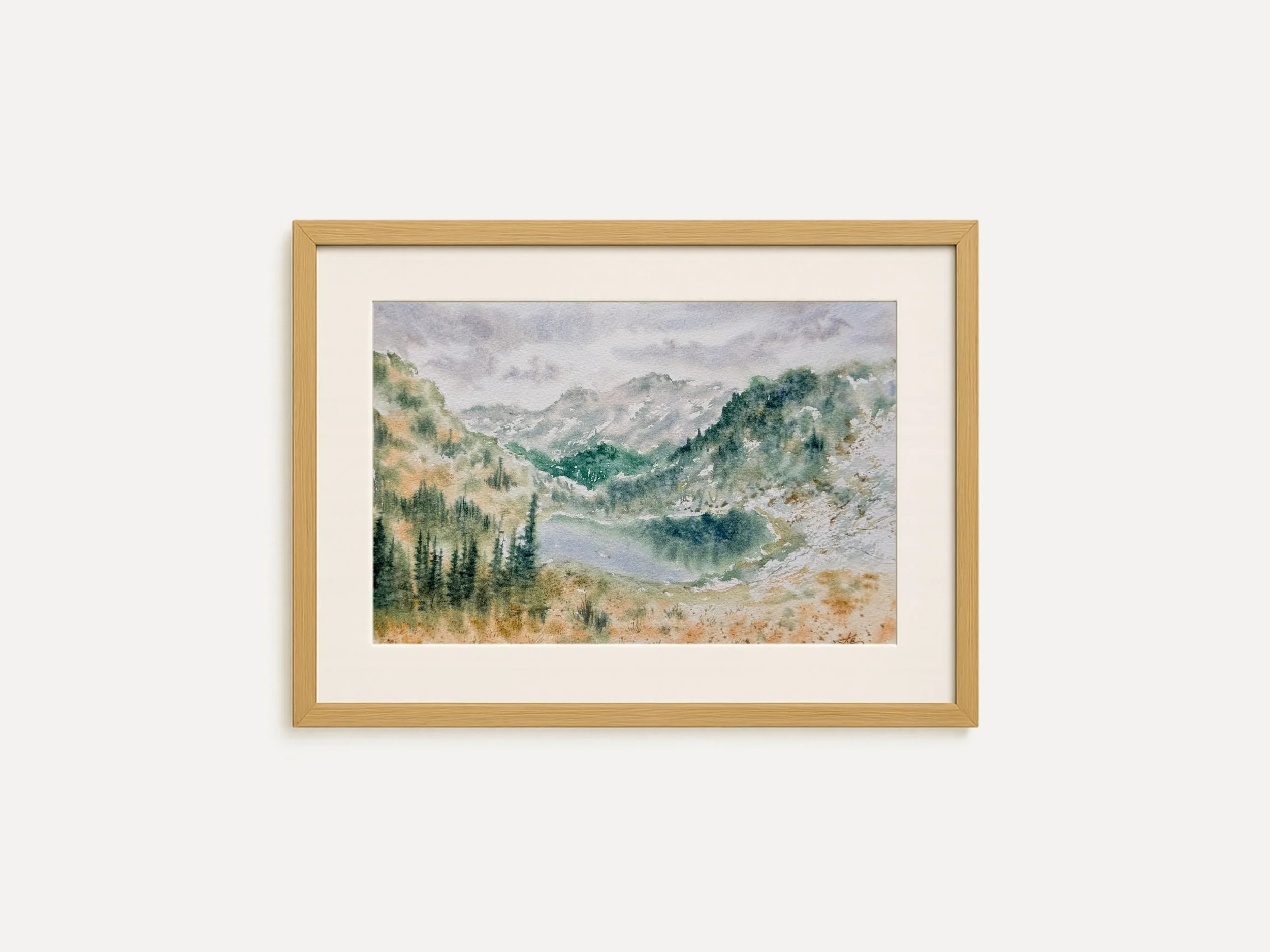 Still Waters - Original Watercolor Painting Captures the